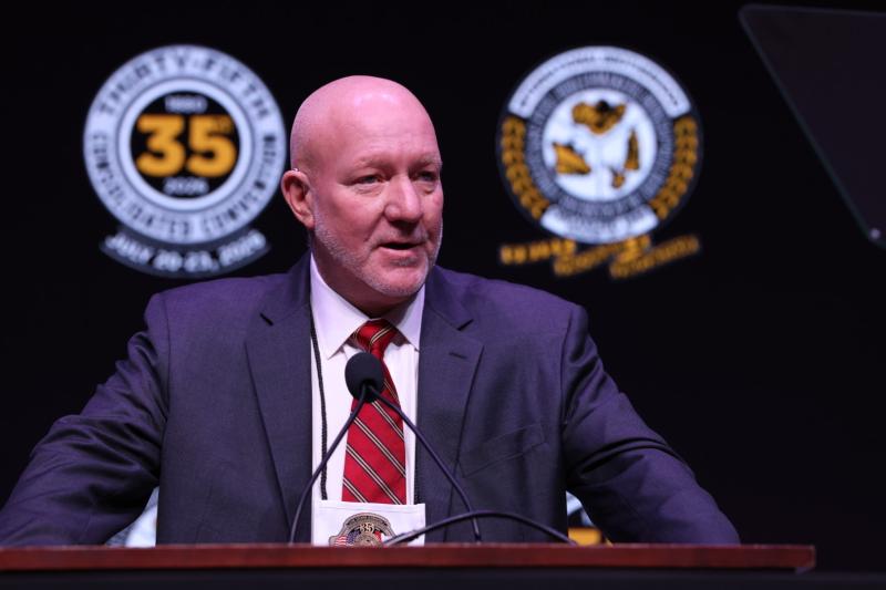 McGarvey keynotes convention
